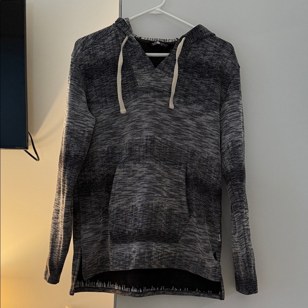 The North Face Black and Gray Hooded Sweater